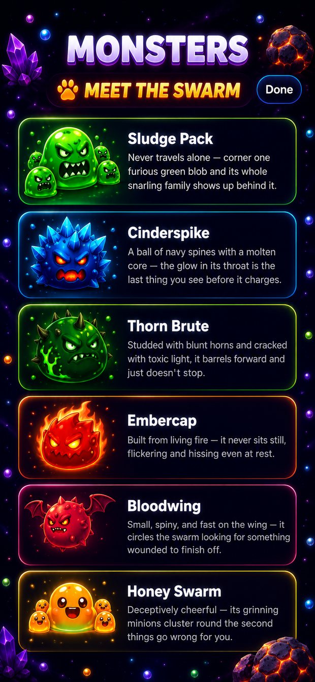 Swarm Royale meet the swarm bestiary